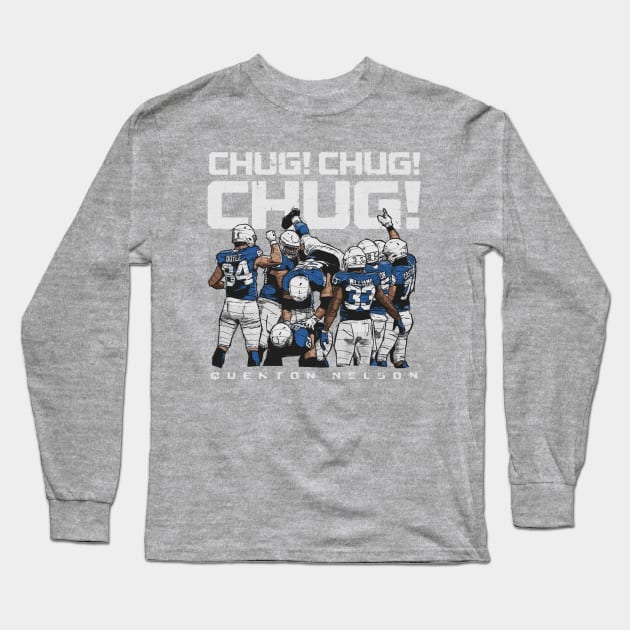 Quenton Nelson Indianapolis Chug Long Sleeve T-Shirt by Buya_Hamkac